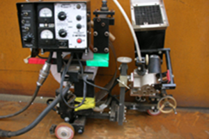 Automatic SAW Base Plate Welder